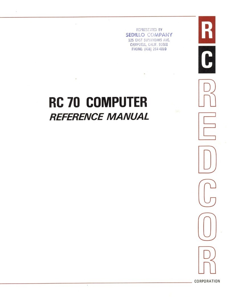 RedCore RC 70 Reference manual