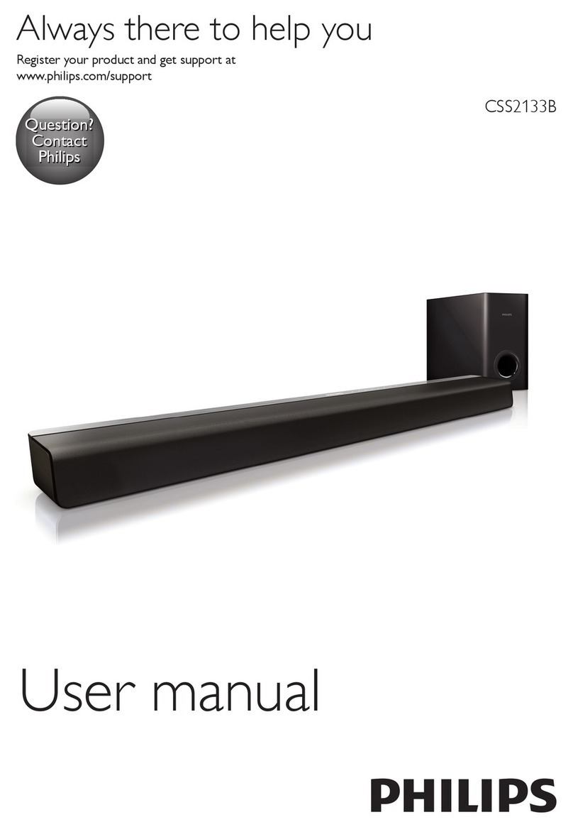 Philips css2133b User manual