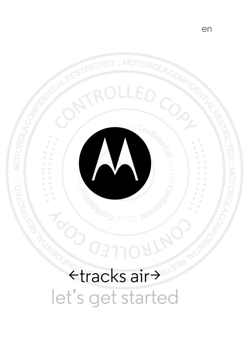 Motorola Tracks Air Installation instructions