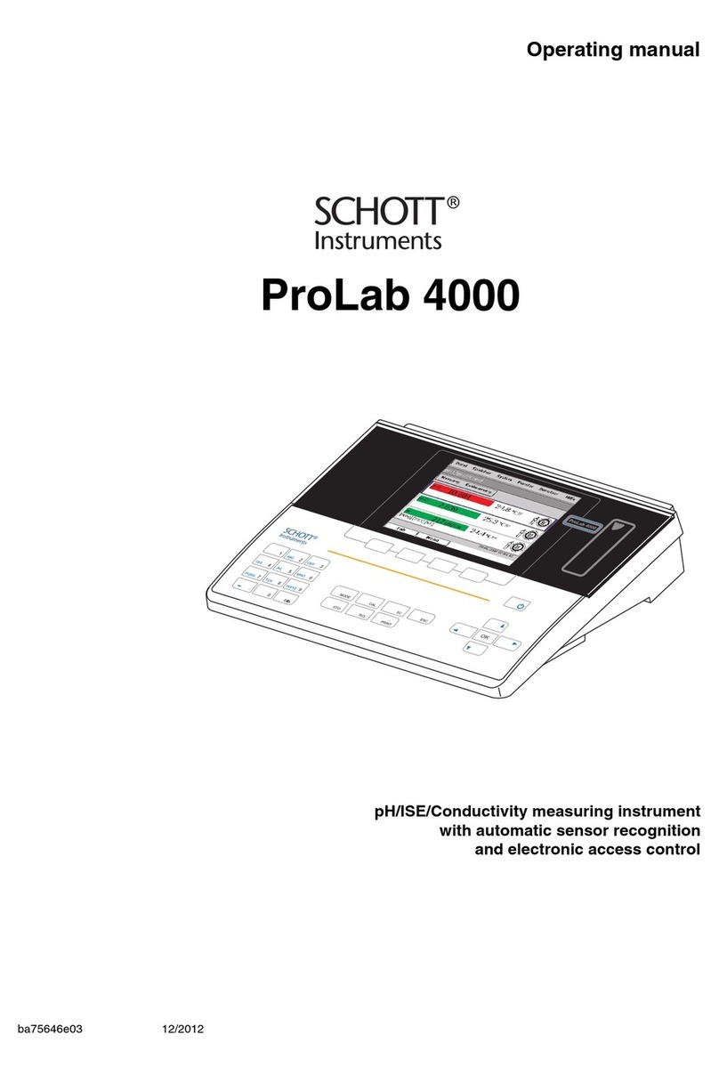 SCHOTT ProLab 4000 operating manual SCHOTT ProLab 4000 operating manual