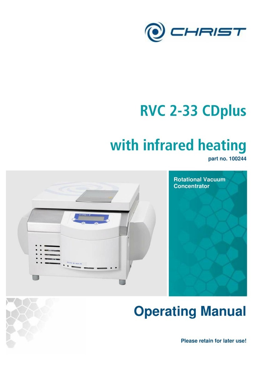 Christ RVC 2-33 CDplus operating manual