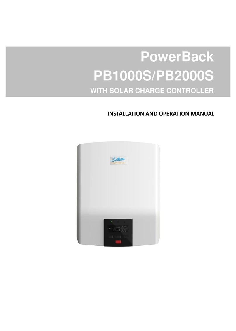 Sollatek PowerBack PB1000S Installation and operation manual Sollatek PowerBack PB1000S Installation and operation manual