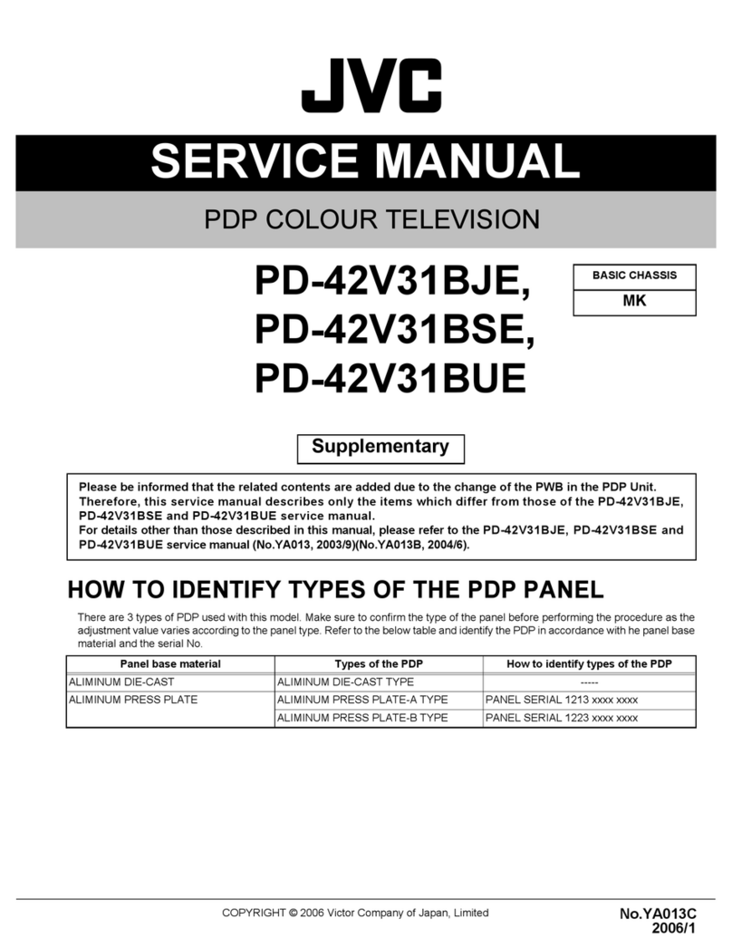 JVC PD-42V31BJE User manual