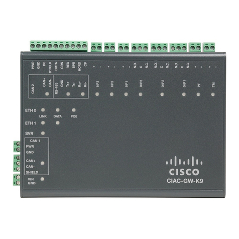 Cisco Physical Access CIAC-GW-K9 Instruction Manual