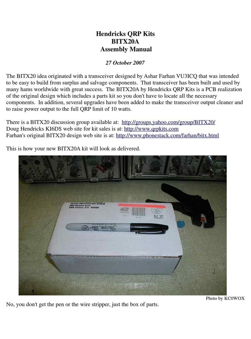 Hendricks QRP Kits BITX20A Assembly manual