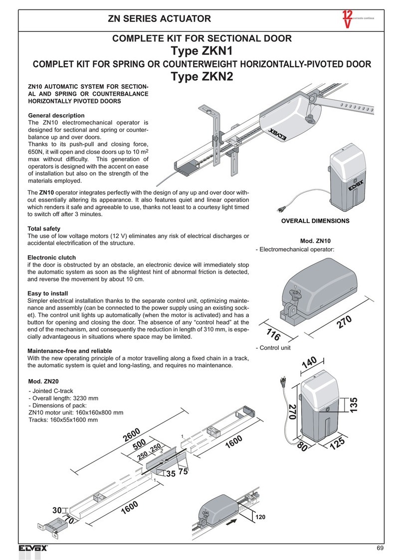 Elvox ZKN1 manual