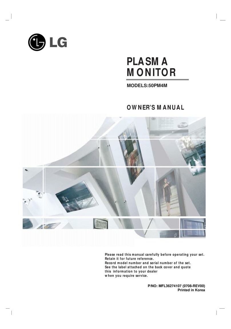 LG 42PM4M User manual