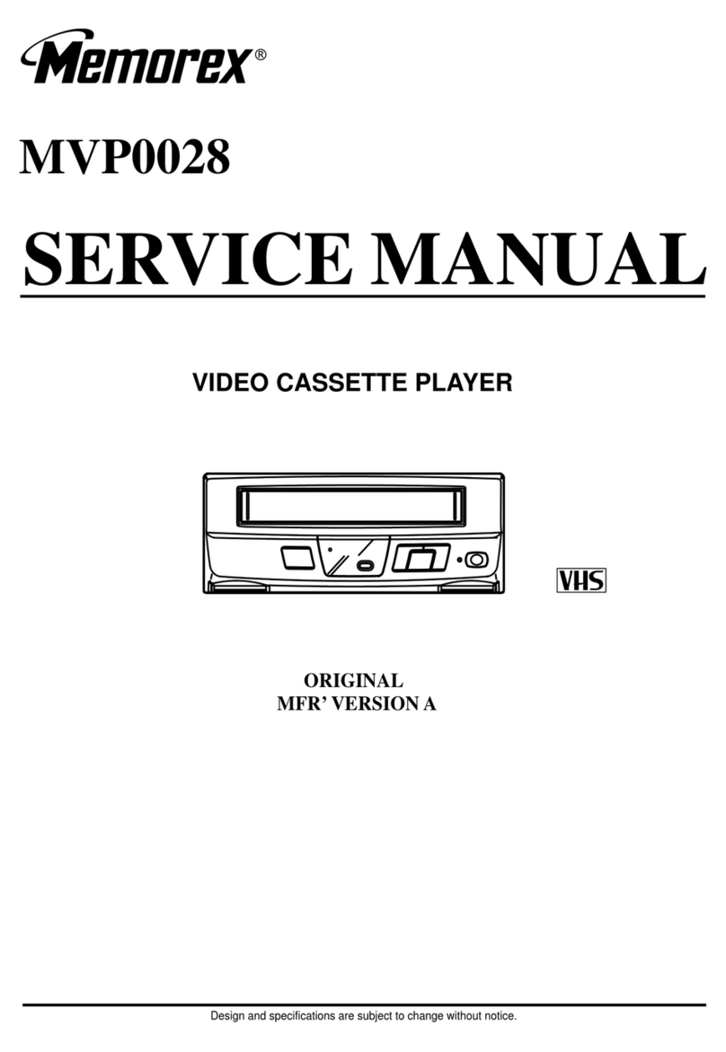 Memorex MVP0028 Service manual