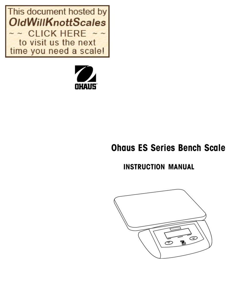 OHAUS ES6R instruction manual