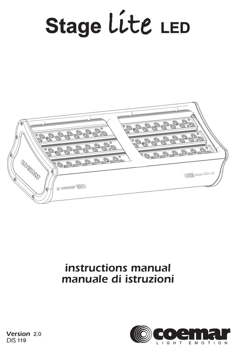 Coemar Stage Lite Led User manual