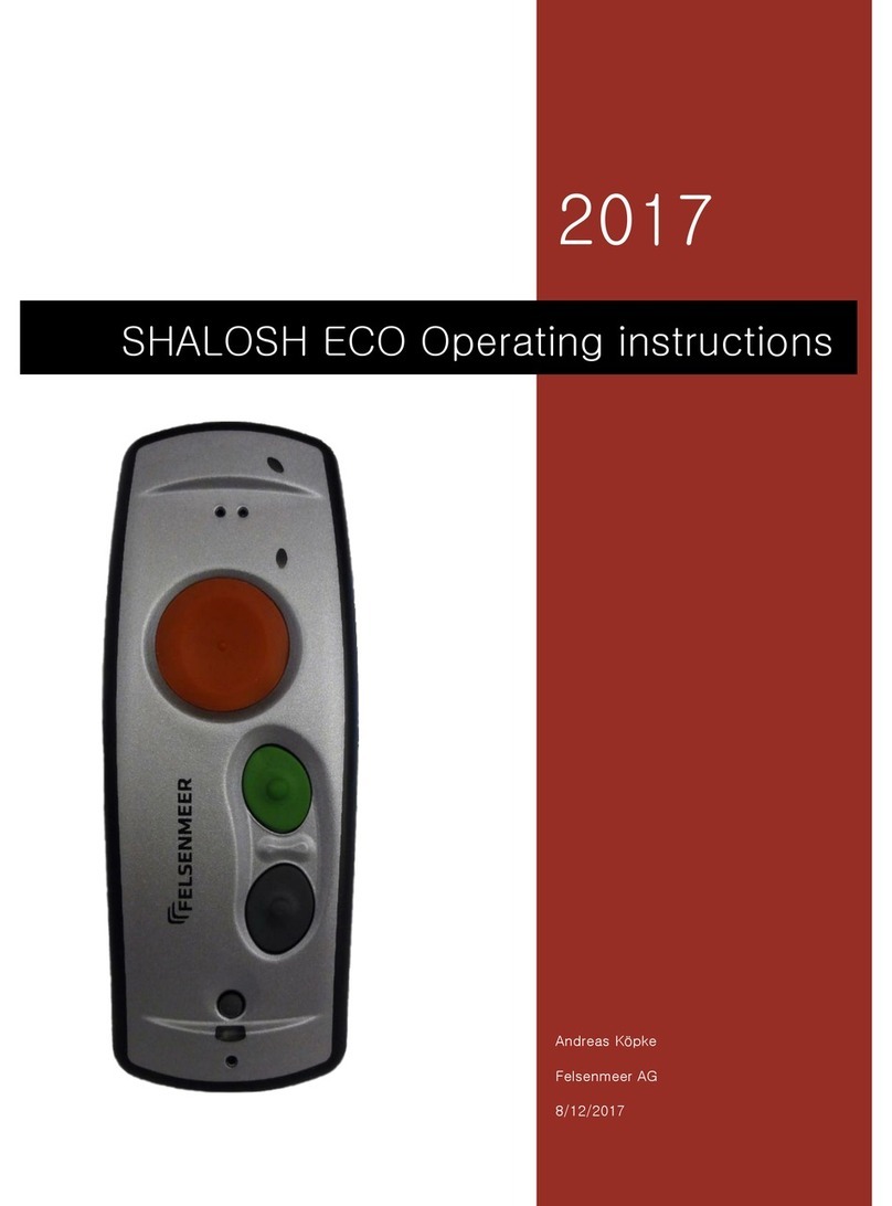 Felsenmeer SHALOSH ECO operating instructions Felsenmeer SHALOSH ECO operating instructions