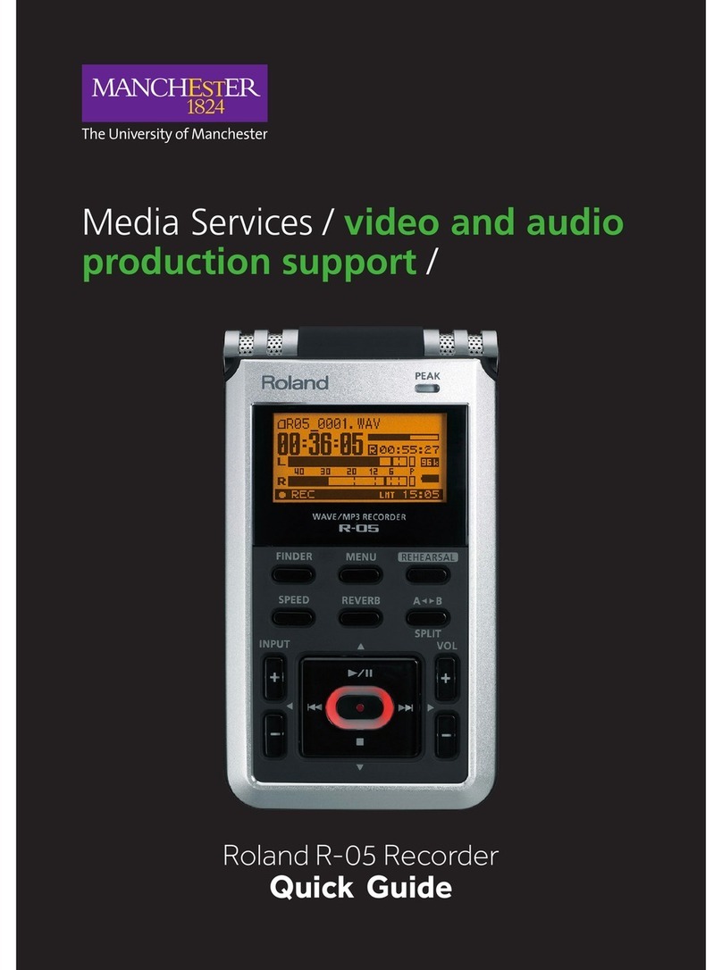 Roland Edirol R-05 User manual