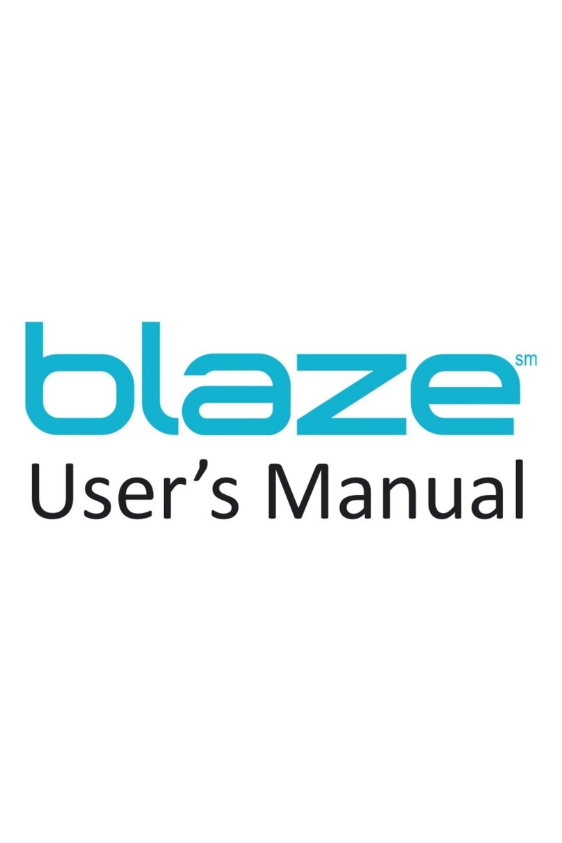 Blaze F800 user manual
