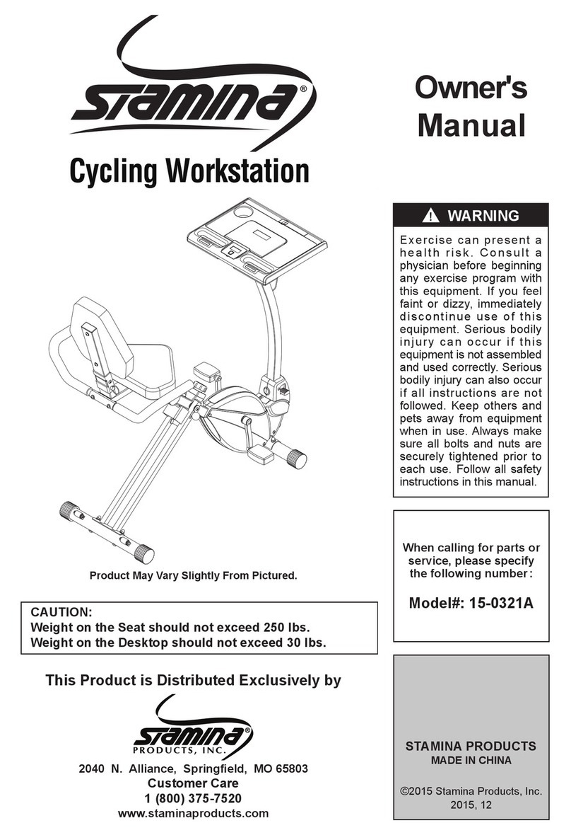 Stamina 15-0321A owner's manual