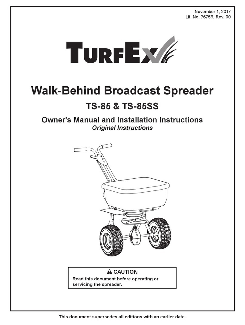 TurfEx TS-85SS Operating instructions