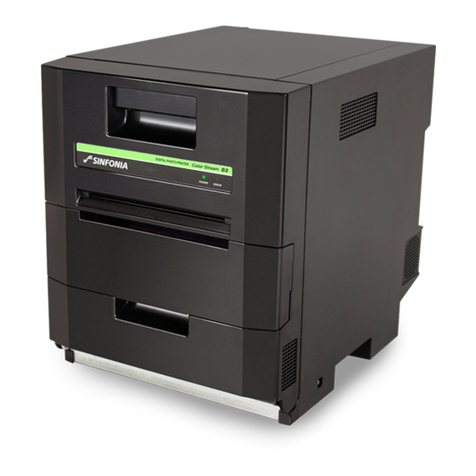 Sinfonia Technology Color Stream S3 CHC-S2245-5 User manual Sinfonia Technology Color Stream S3 CHC-S2245-5 User manual