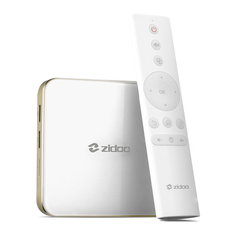 Zidoo H6 PRO user manual