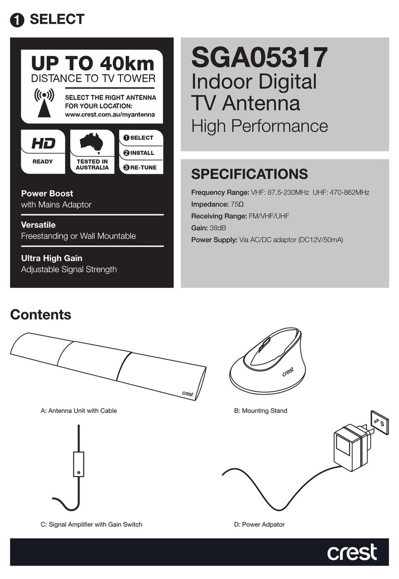 Crest Audio SGA05317 user manual