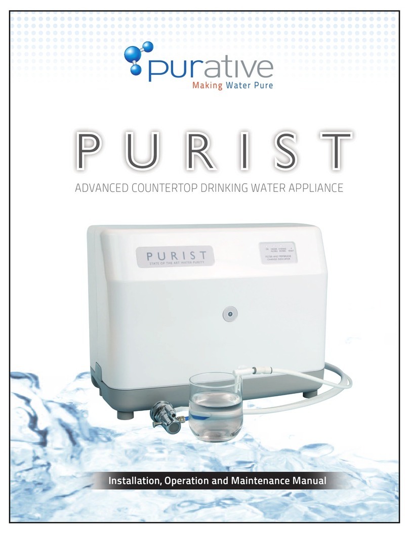 Purative Purist Installation, operation and maintanance manual