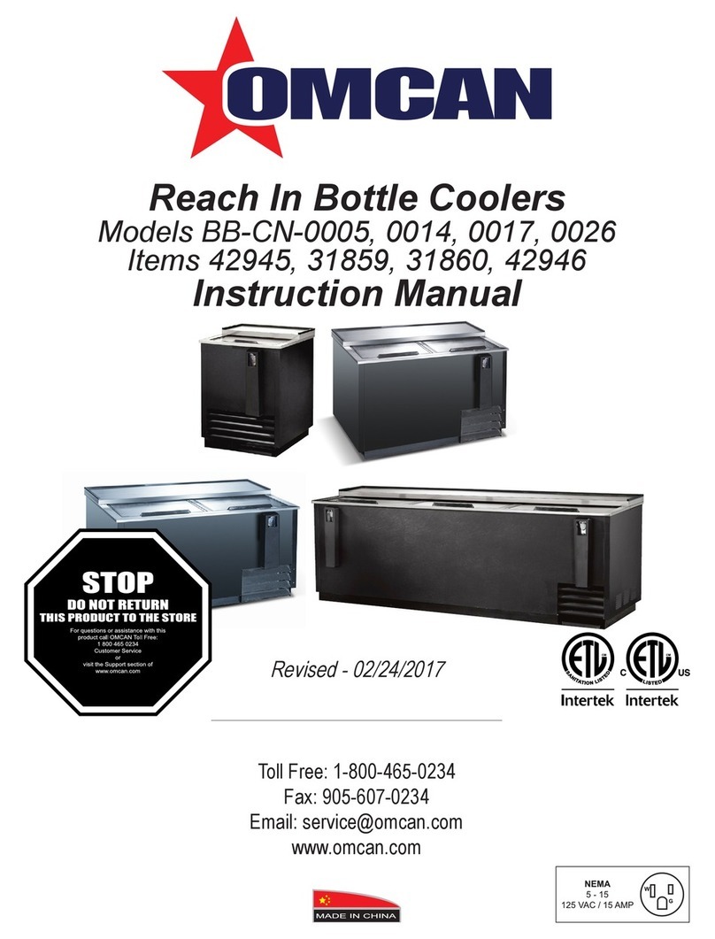 Omcan BB-CN-0005 User manual