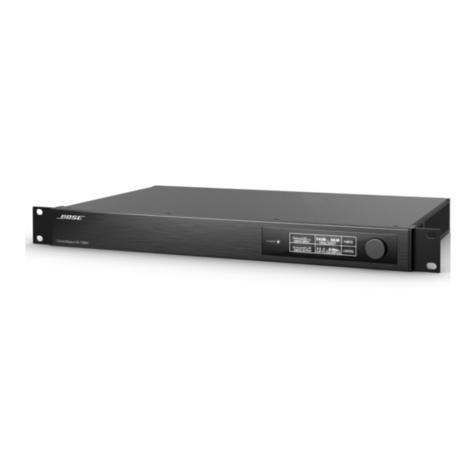 Bose ControlSpace EX-1280C Installation and operation guide