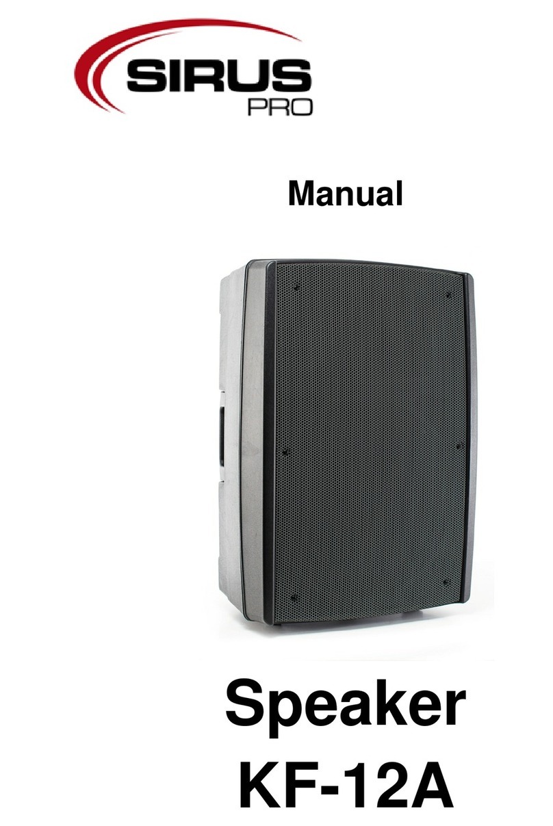 Sirus KF-12A User manual