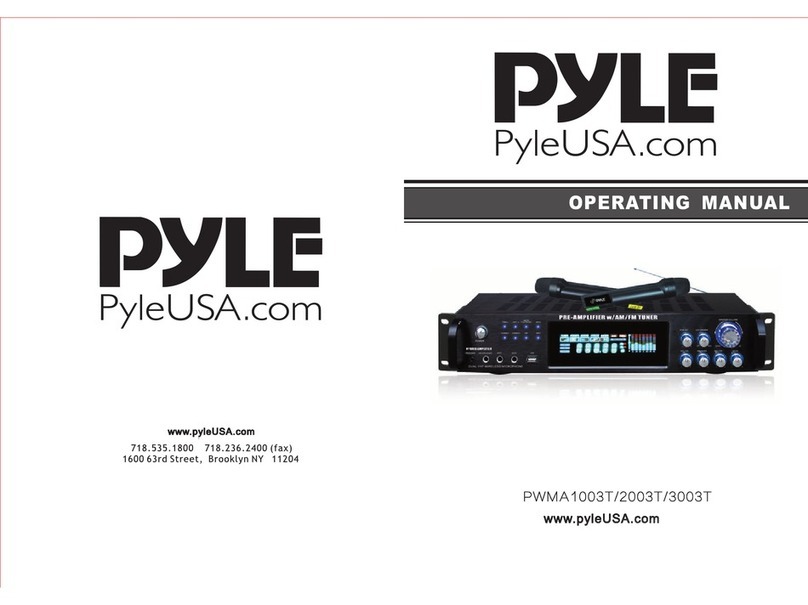 Pyle PWMA1003T User manual