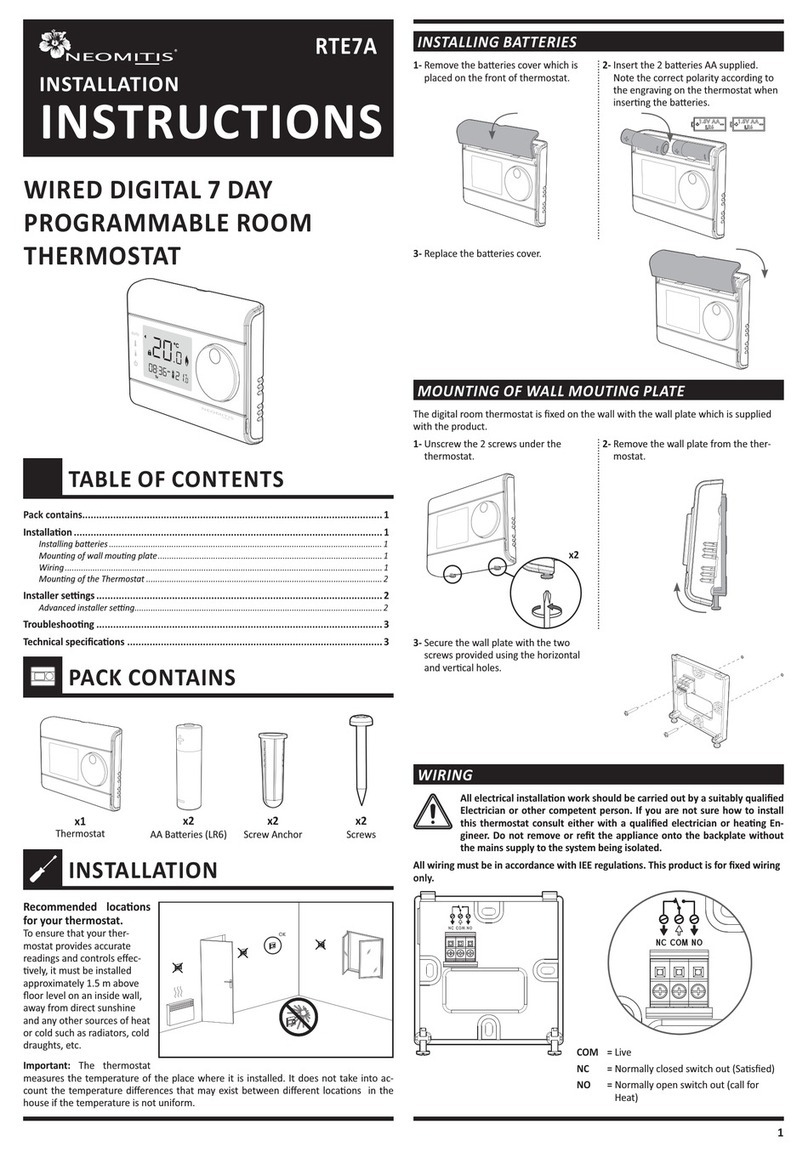 Neomitis RTE7A User manual