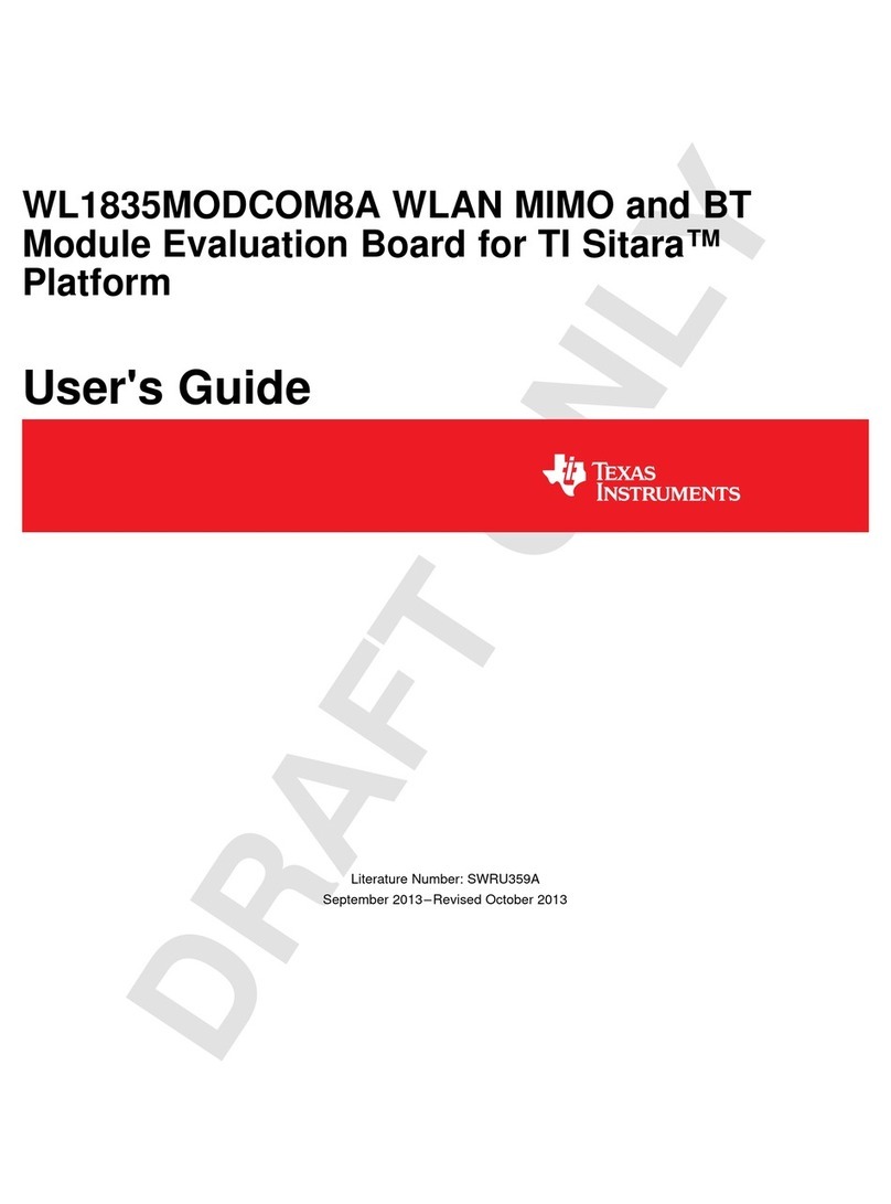 Texas Instruments WL1835MODCOM8A user guide