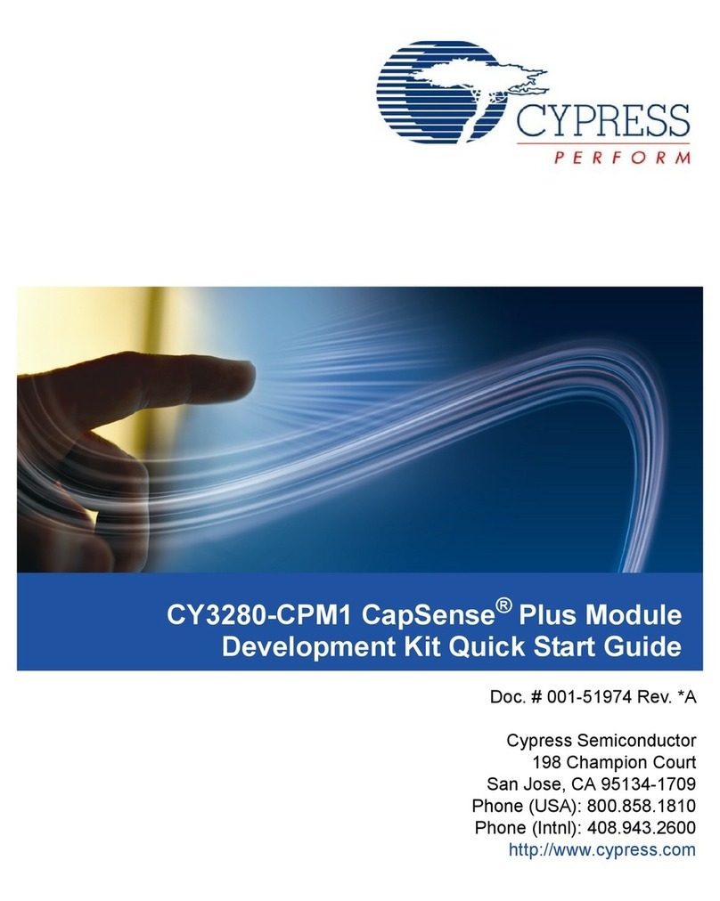 Cypress CY3280-CPM1 User manual