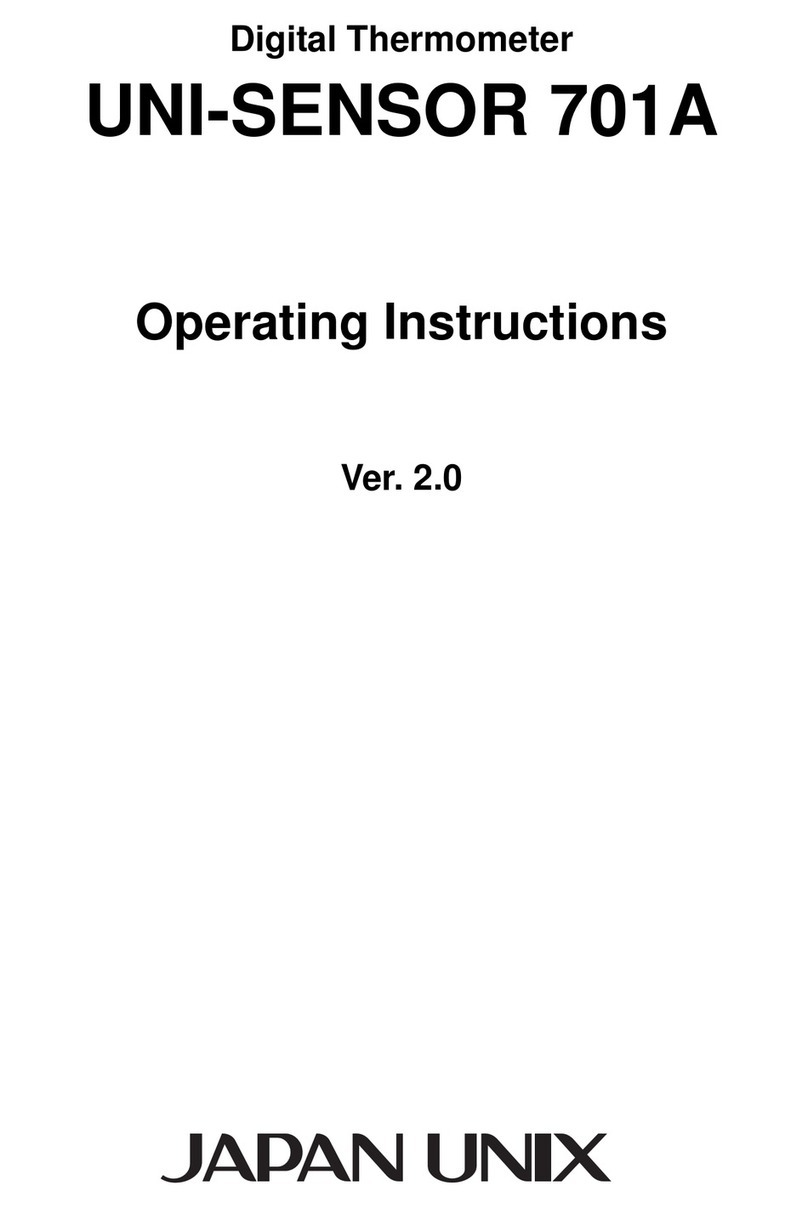 JAPAN UNIX UNI-SENSOR 701A User manual
