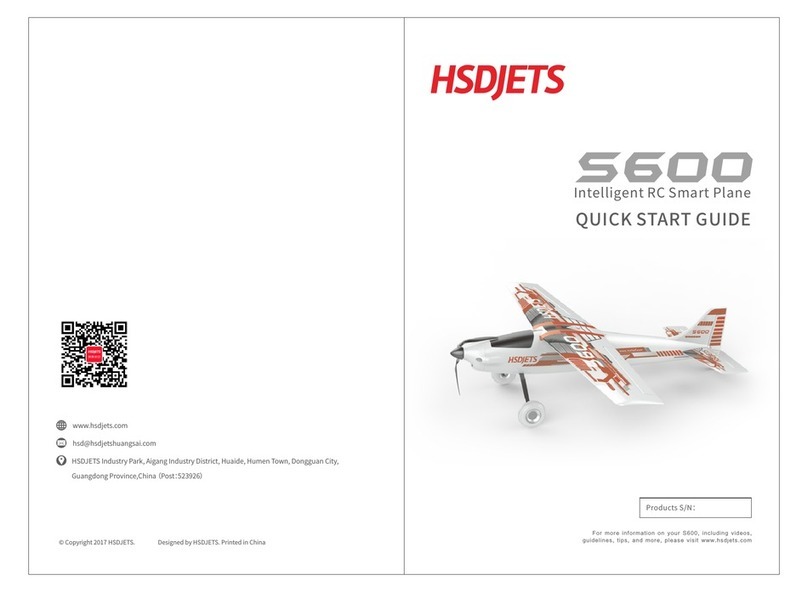 HSDJets S600 quick start guide