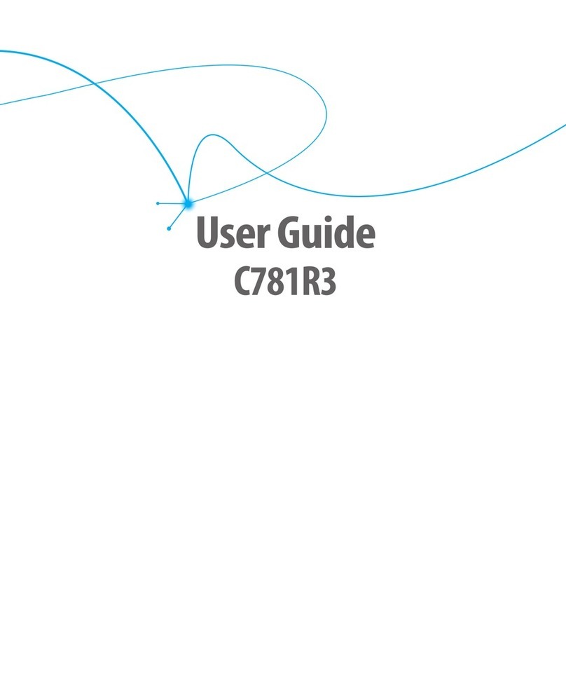 Casio G'zOne Ravine C781R3 User manual