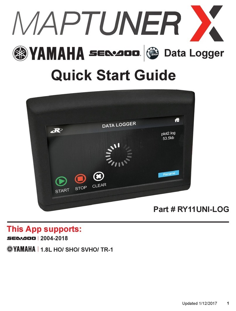 Maptuner X RY11UNI-LOG quick start guide
