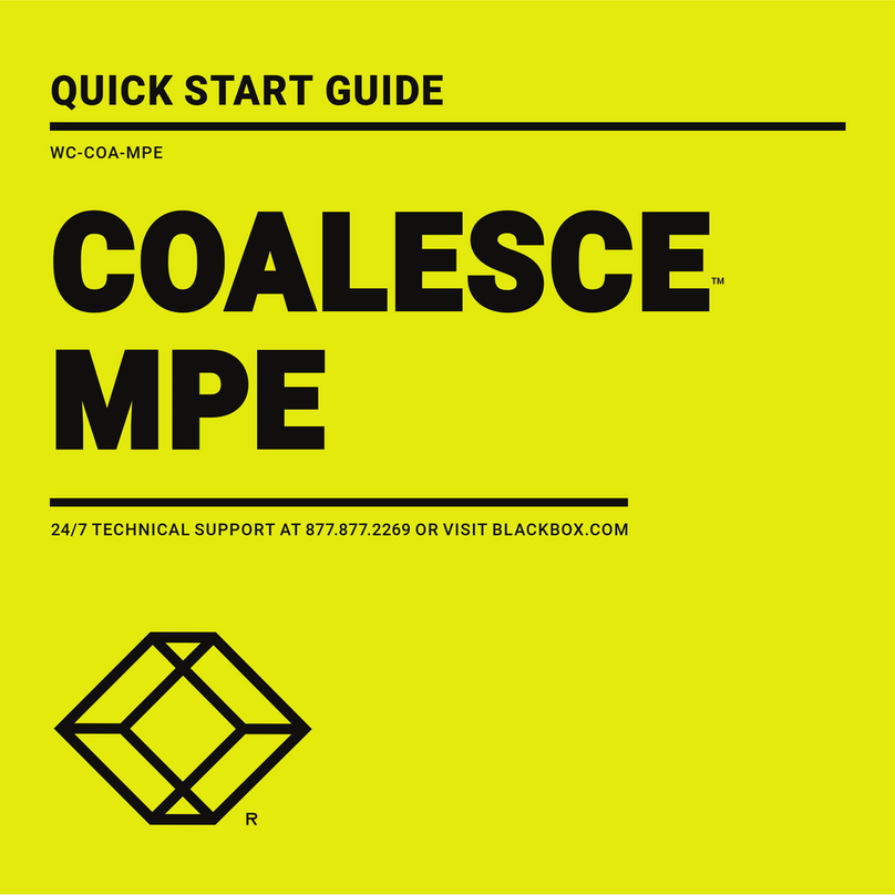 Black Box WC-COA-MPE quick start guide Black Box WC-COA-MPE quick start guide