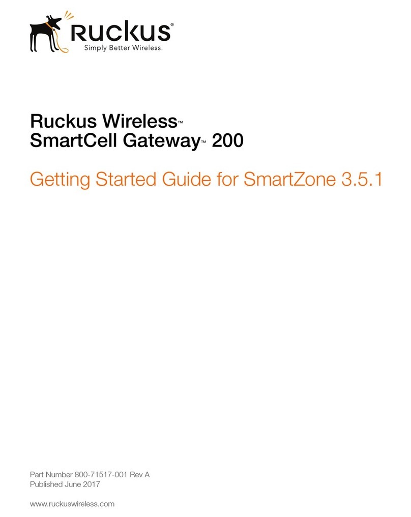 Ruckus Wireless SmartCell Gateway 200 Getting started guide