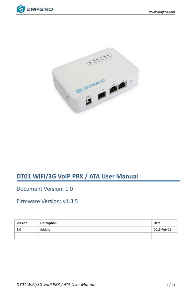 Dragino DT01 user manual