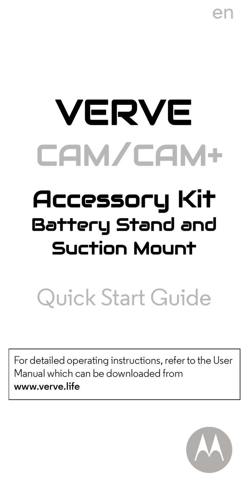 Verve CAM+ Accessory Kit quick start guide