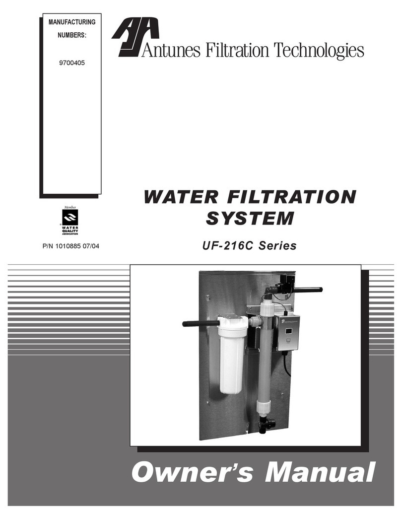 A.J.Antunes UF-216C Series User manual