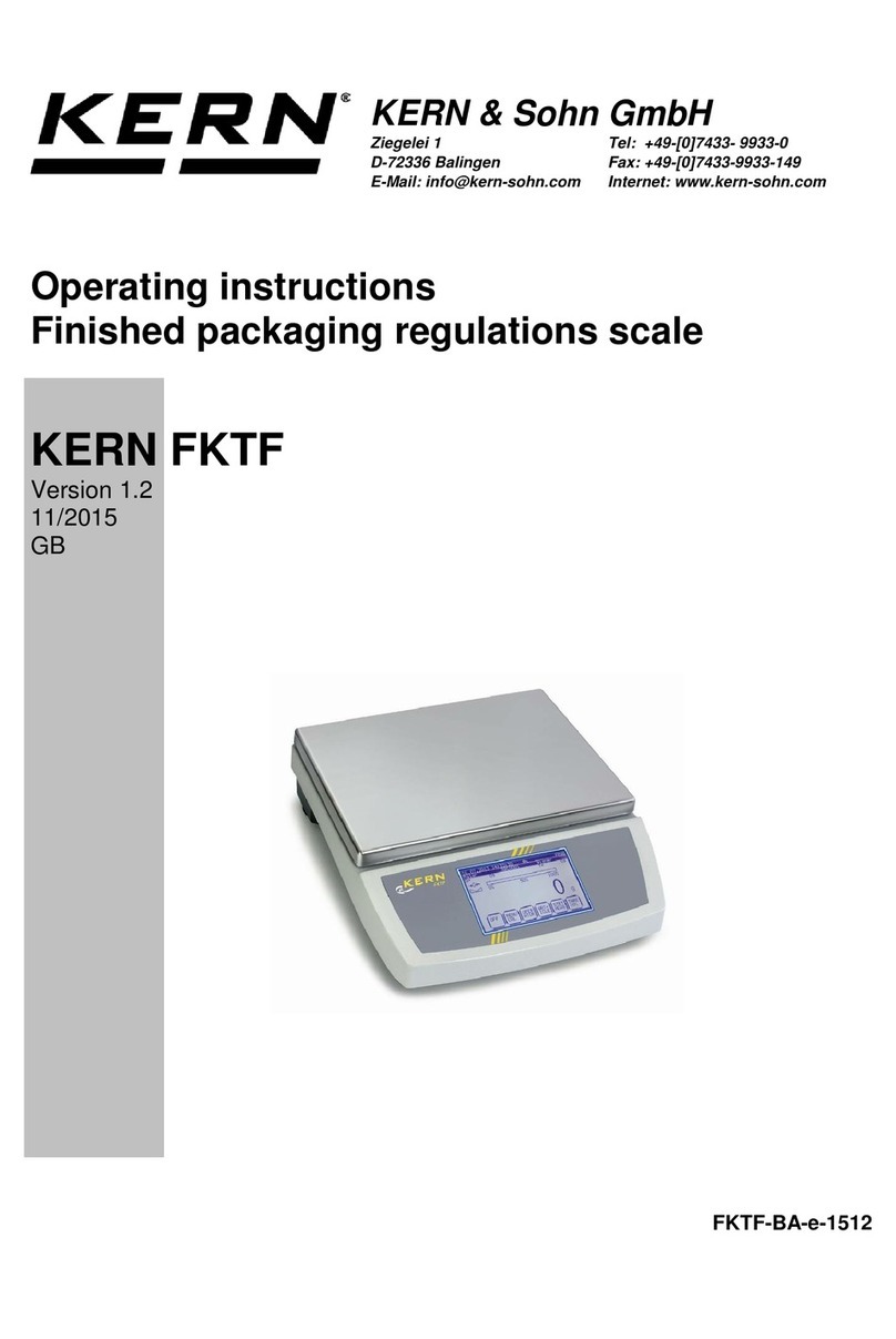 KERN FKTF 3K0.5LM User manual