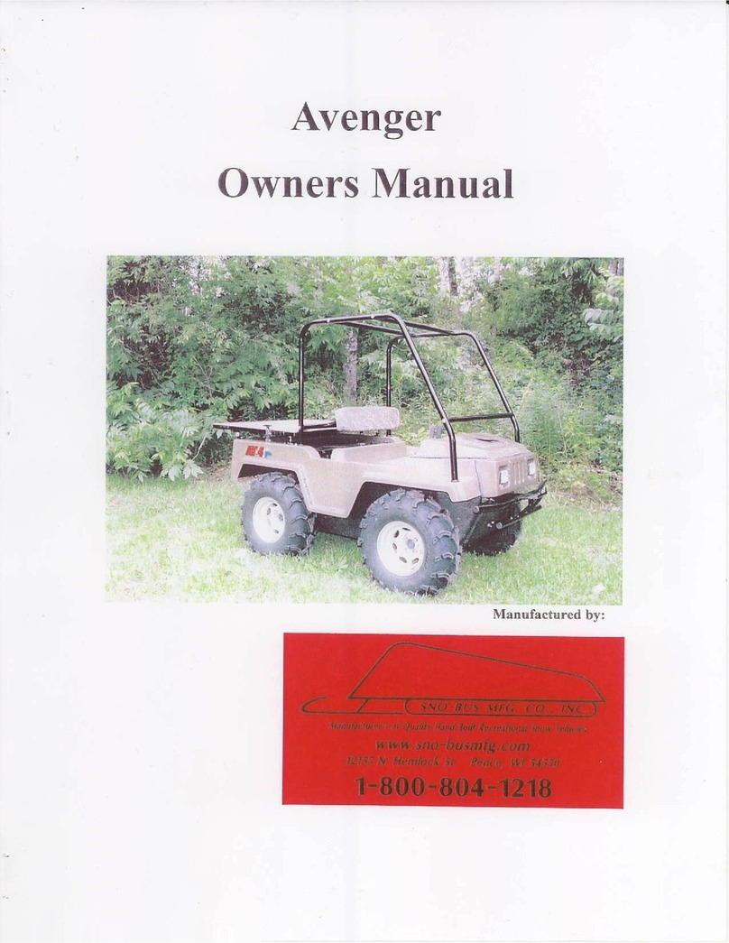 Sno-Bus Mfg avenger owner's manual
