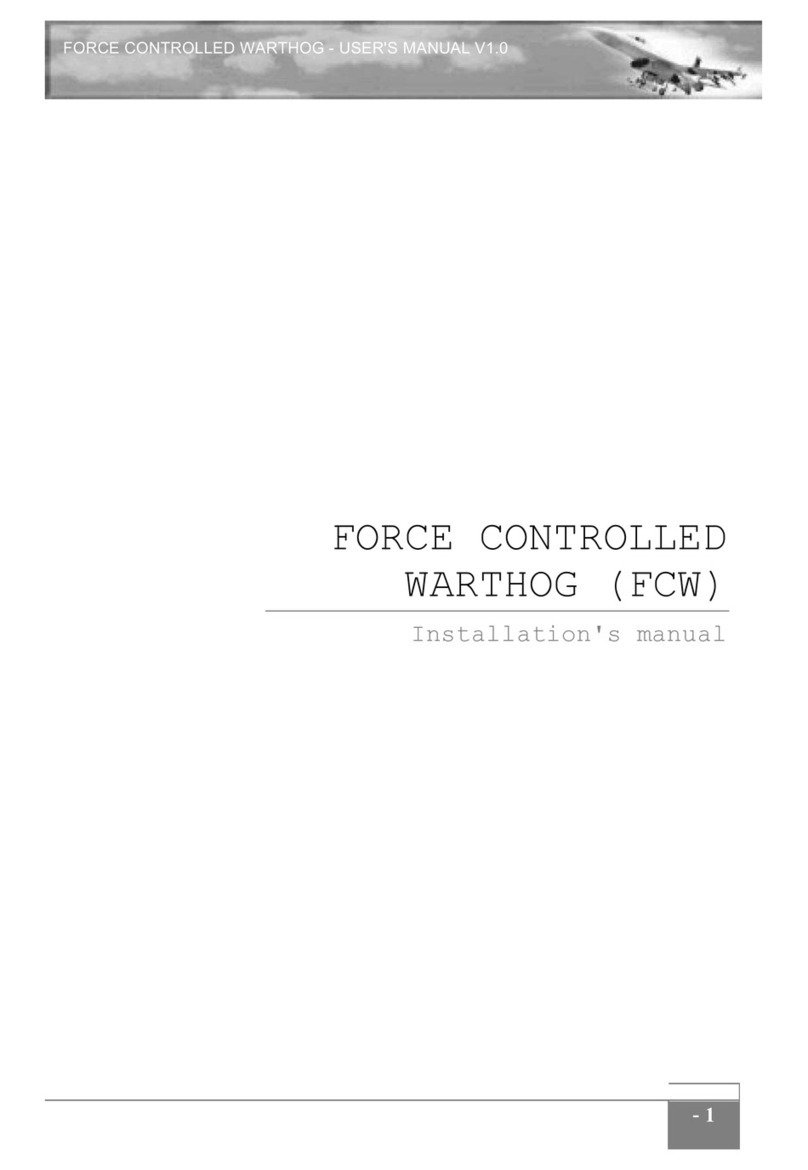Vipercore FORCE CONTROLLED WARTHOG installation manual