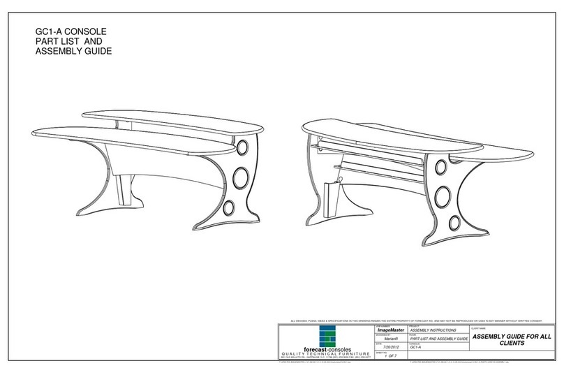 Forecast Consoles GC1-A Assembly guide