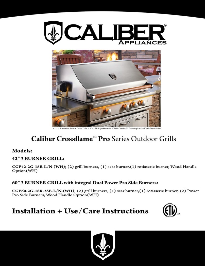 Caliber CGP42-2G-1SR-L N WH Quick start guide