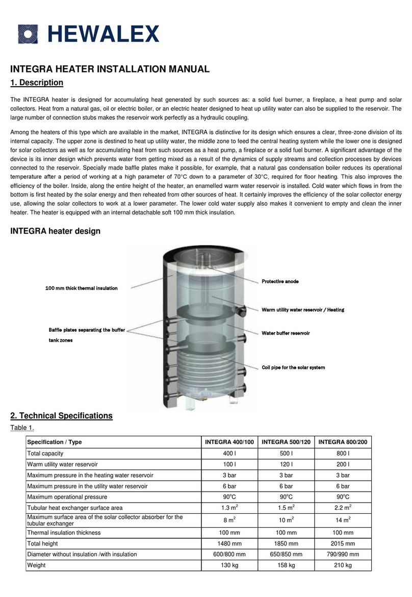 Hewalex INTEGRA 400/100 installation manual