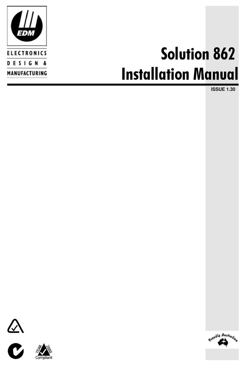 EDM Solution 862 installation manual