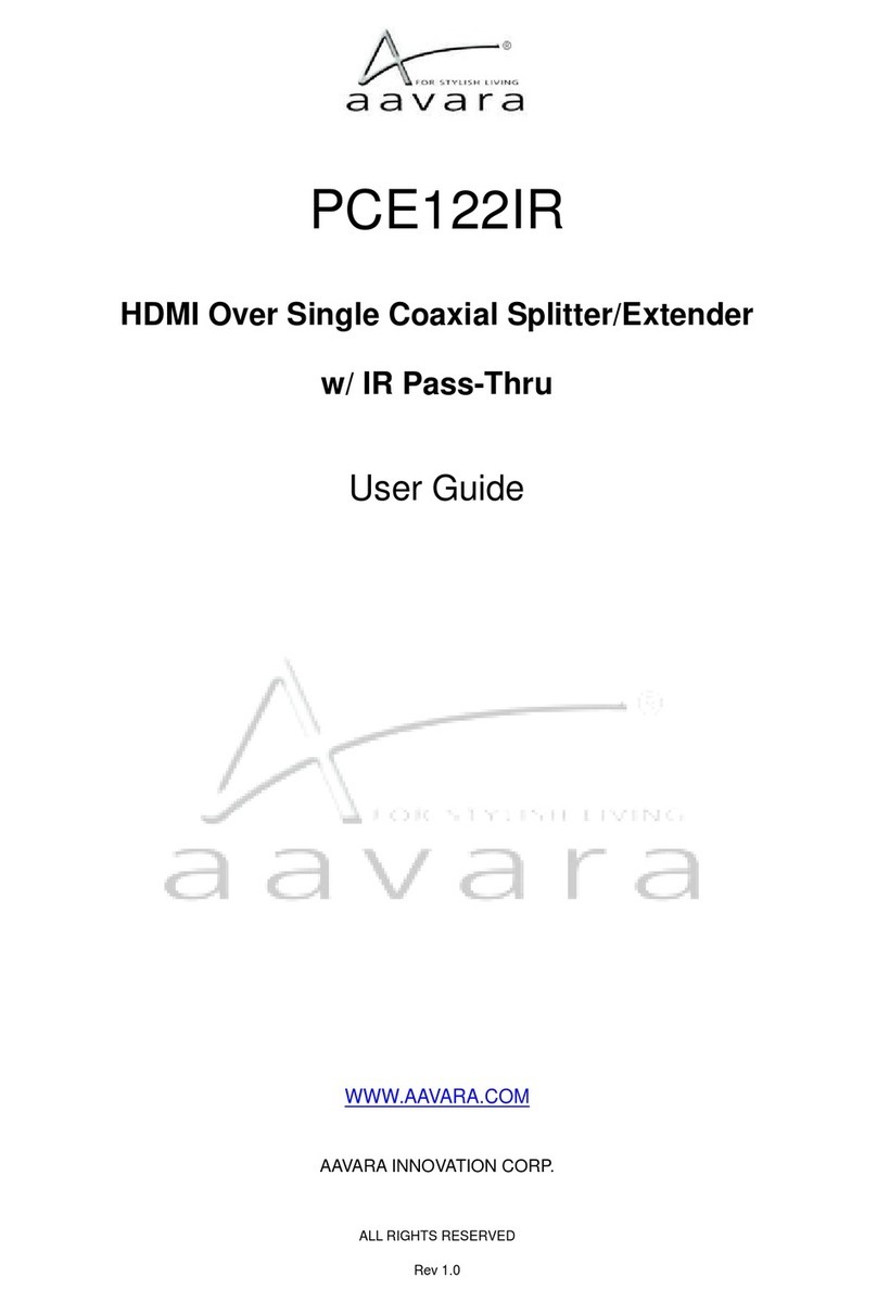 AAVARA PCE122IR user guide