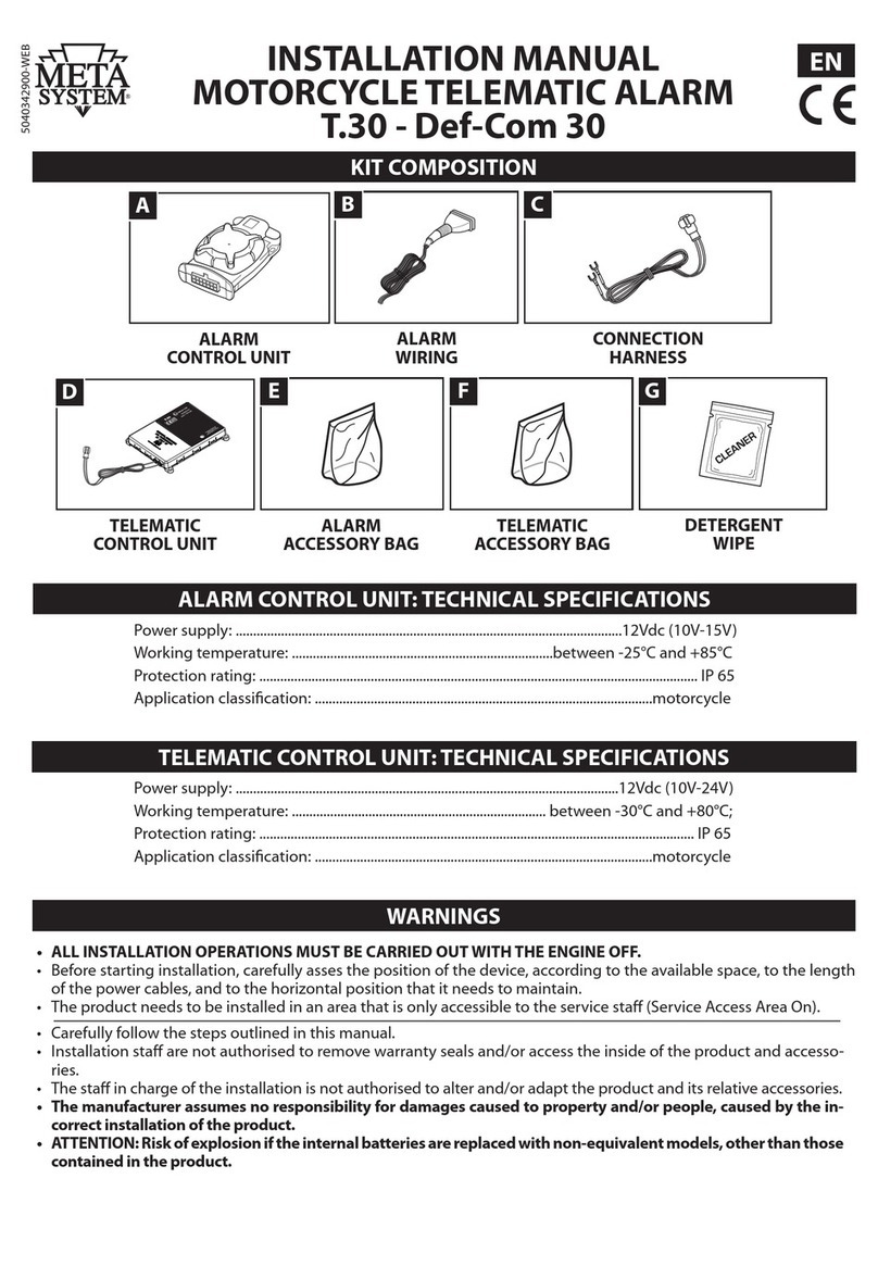 MetaSystem T.30-Def-Com 30 User manual