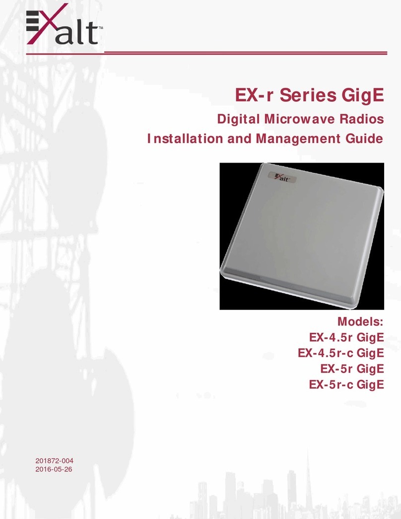 Exalt EX-4.5r GigE Installation and management guide