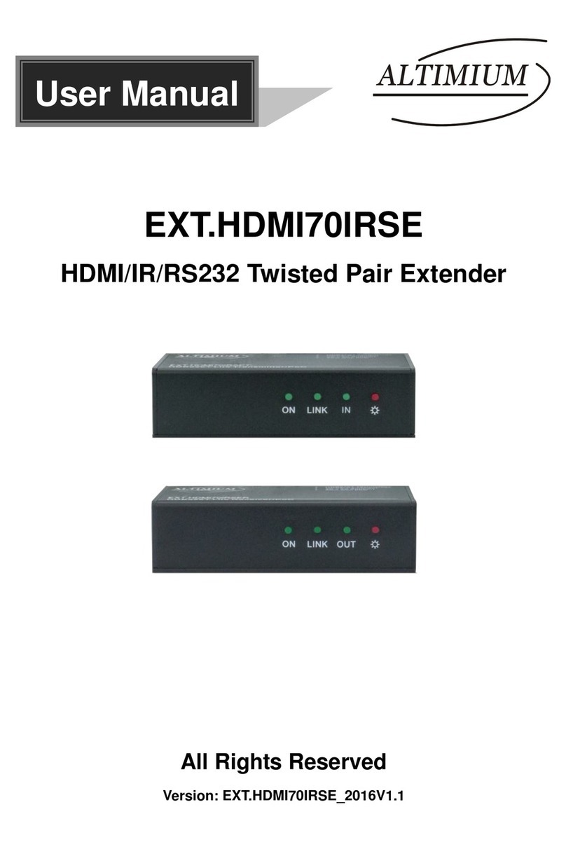 Altimium EXT.HDMI70IRSET user manual